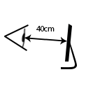 40cm 간격유지